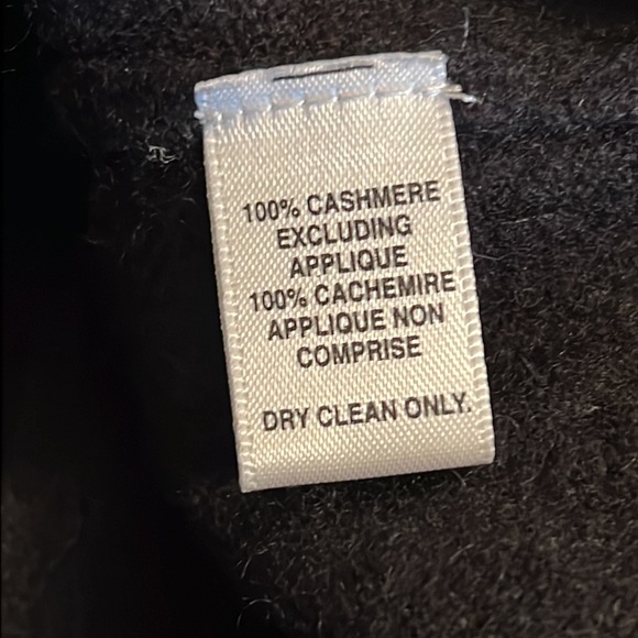 Saks Fifth Avenue sequined cashmere sweater - Picture 7 of 8